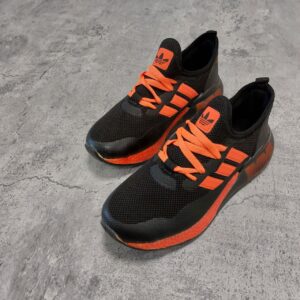کفش ورزشی مردانه مدل آدیداس حرفه ای (سایز 41 – 44 مشکی نارنجی)