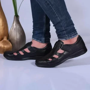صندل مردانه برند شهپر مدل کفش فوم ۱۰۰۸ (مشکی)