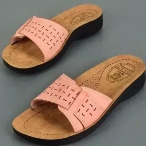 عکس صندل زنانه برند شهپر مدل شهرزاد (کالباسی)