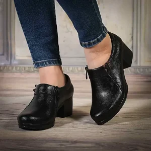کفش زنانه برند گلپا مدل ترنج (مشکی)